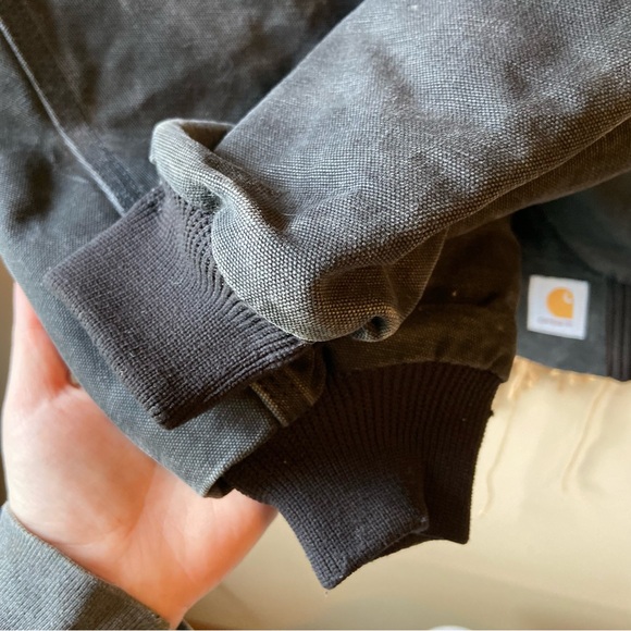 Vintage 90’s Carhartt Santa Fe Flannel Lined Jacket - Picture 7 of 10